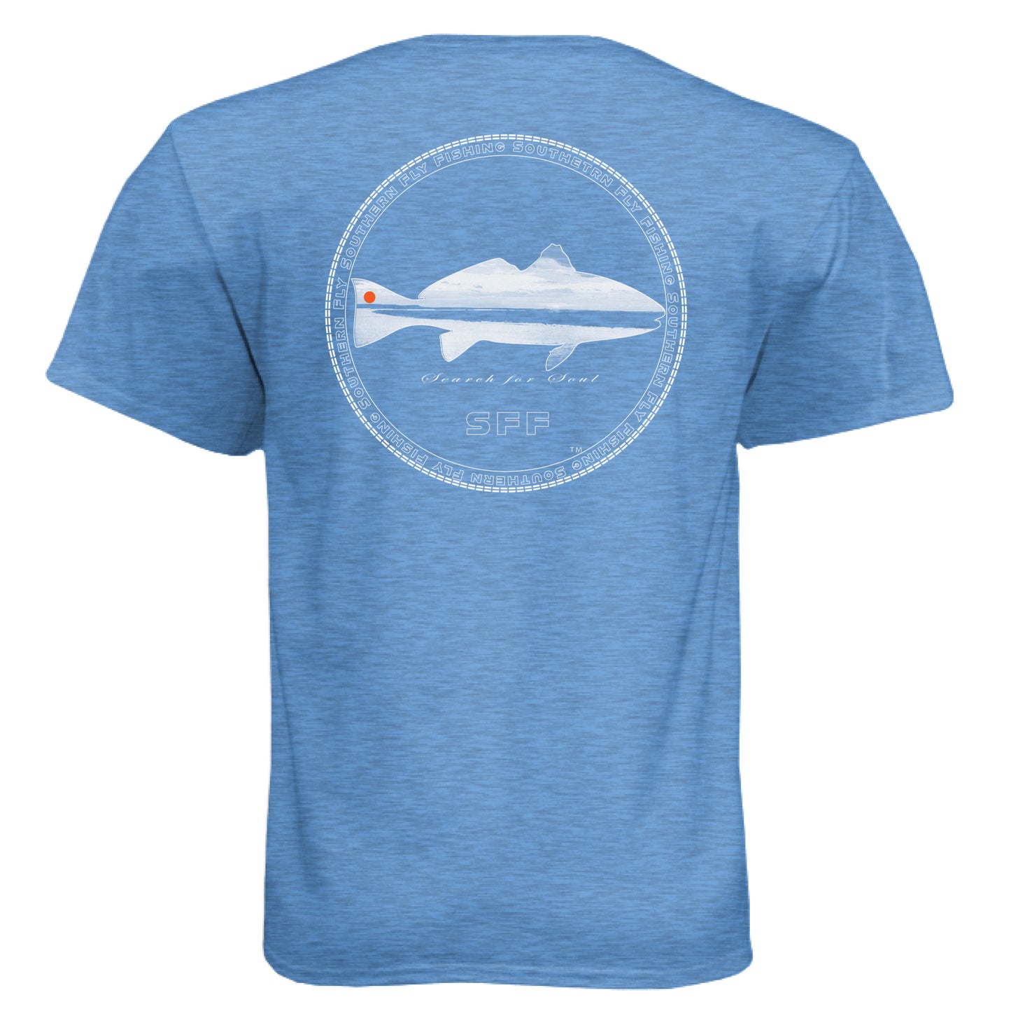 Heather Columbia Blue - BACK